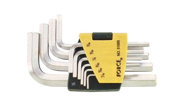 JUEGO LLAVE ALLEN FORCE 1/16" A 1/2" 5109S