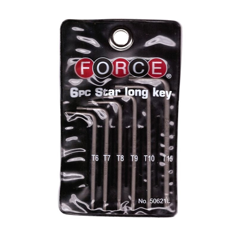 JUEGO LLAVE TORX FORCE LARGAS T06-T15 # 50621