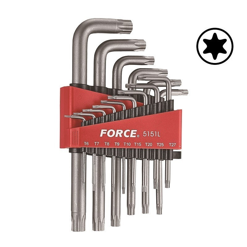 JUEGO LLAVE TORX FORCE LARGAS T06-T60 # 5151L
