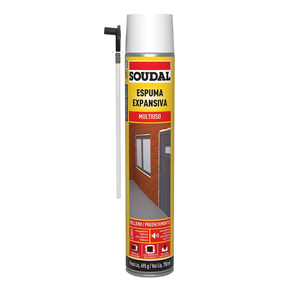 ESPUMA POLIURETANO 750 ML SOUDAL