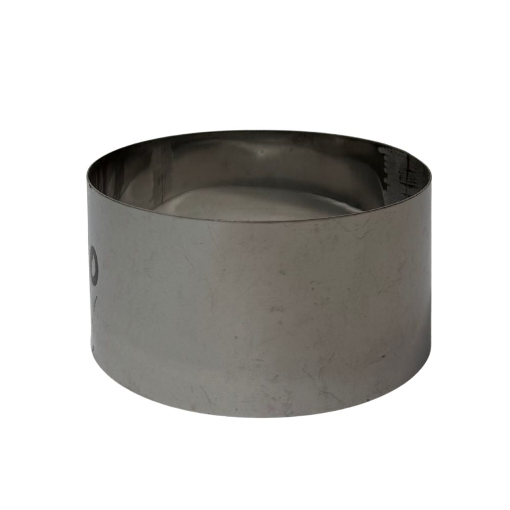 FORMADOR DE PLATO REDONDO 10X5 CM INOX