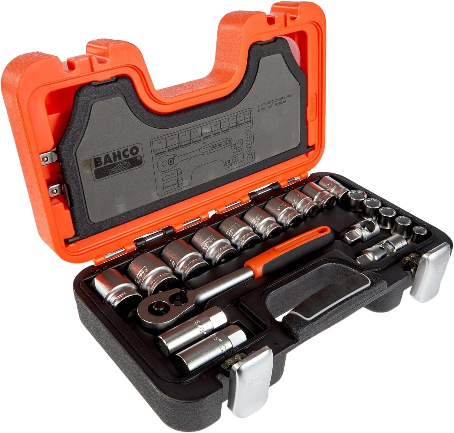 JUEGO DADO BAHCO []1/2" S240AF CAJA NARANJA PUL