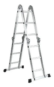 ESCALERA MULTI PLEGABLE ALUMINIO 12 PEL 3.7 MT