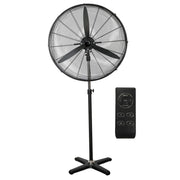 VENTILADOR PEDESTAL NEGRO 30