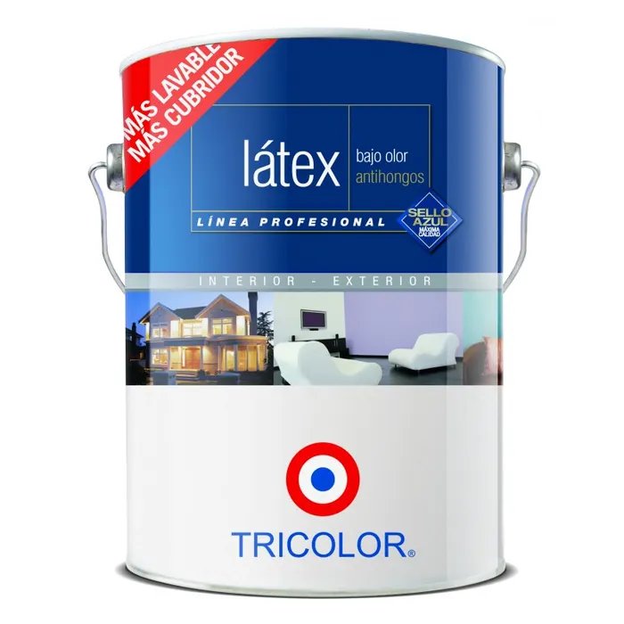 LATEX PROF. BLANCO PERFECTO GALON TRICOLOR
