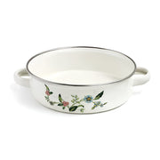 PAILA ENLOZADA BLANCA FLORES 16 CM BOLTON